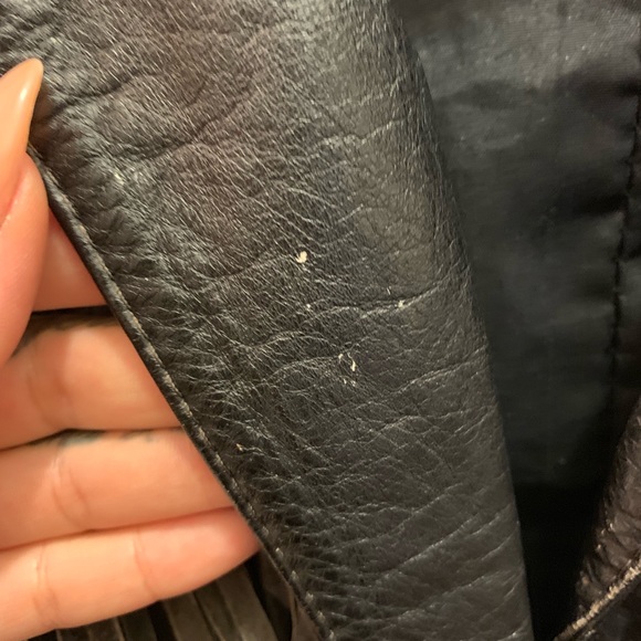 Vintage Leather Fringe Jacket - Picture 5 of 8